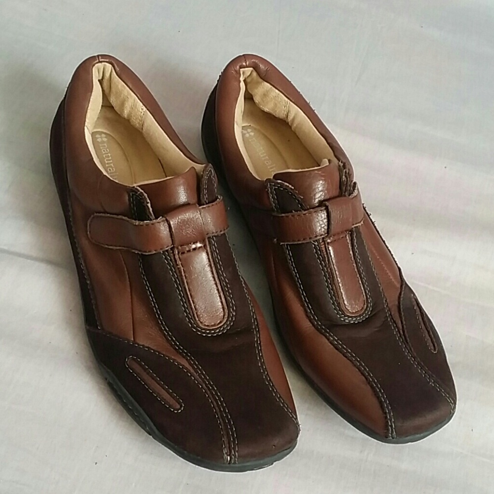 Naturalizer Shoes Brown 9 N Leather Slip-on